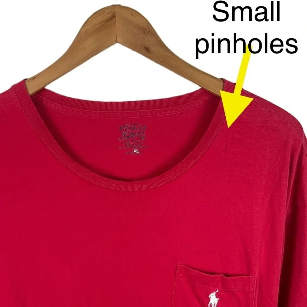 TS611 Mens Polo Ralph Lauren Designer Brand Pocket T Shirt XL